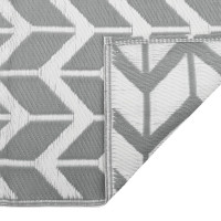 Produktbild för Utomhusmatta grå 80x150 cm PP