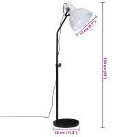 Produktbild för Golvlampa 25 W vit 30x30x90-150 cm E27