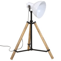 Produktbild för Golvlampa 25 W vit 75x75x90-150 cm E27