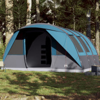 Produktbild för Campingtält tunnel 7 personer blå vattentätt