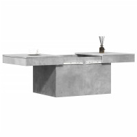 Produktbild för Soffbord betonggrå 100x55x40 cm konstruerat trä