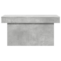 Produktbild för Soffbord betonggrå 100x55x40 cm konstruerat trä