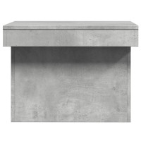 Produktbild för Soffbord betonggrå 100x55x40 cm konstruerat trä