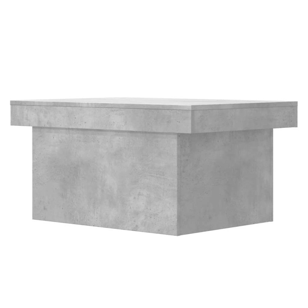 Produktbild för Soffbord betonggrå 100x55x40 cm konstruerat trä