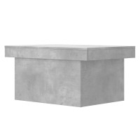 Produktbild för Soffbord betonggrå 100x55x40 cm konstruerat trä