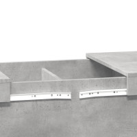 Produktbild för Soffbord betonggrå 100x55x40 cm konstruerat trä