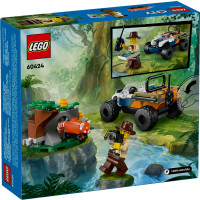 Produktbild för LEGO Djungeluppdrag med fyrhjuling och röd panda