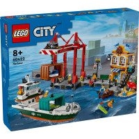 Produktbild för LEGO Kusthamn med lastfartyg