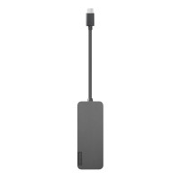 Produktbild för Lenovo 4X90X21427 dockningsstationer för bärbara datorer USB 3.2 Gen 2 (3.1 Gen 2) Type-C Grå