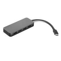 Produktbild för Lenovo 4X90X21427 dockningsstationer för bärbara datorer USB 3.2 Gen 2 (3.1 Gen 2) Type-C Grå