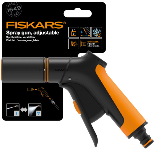 Fiskars Strålpistol justerbar. front trigger