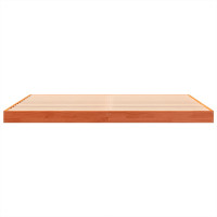 Produktbild för Sängram vaxad brun 150x200 cm massiv furu