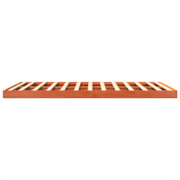 Produktbild för Sängram vaxad brun 150x200 cm massiv furu