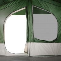 Produktbild för Campingtält 5 personer grön vattentätt