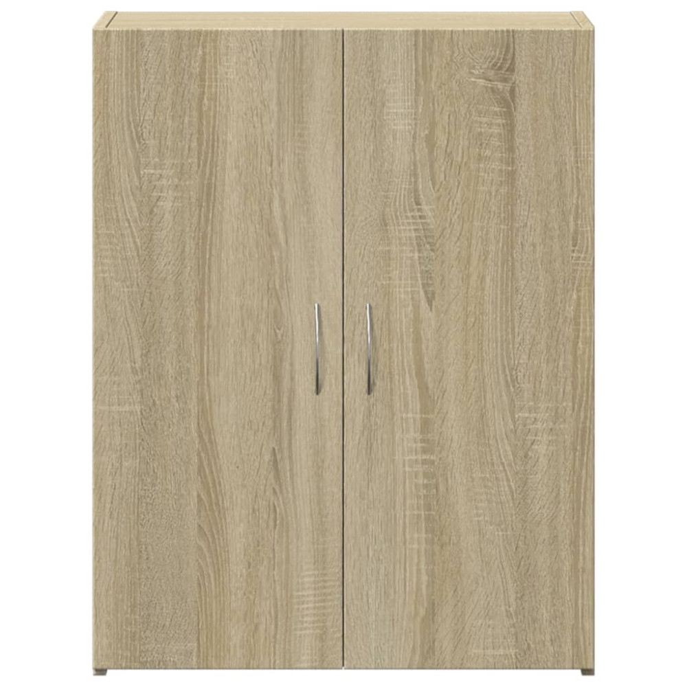 Produktbild för Dokumentskåp sonoma-ek 60x32x77,5 cm konstruerat trä
