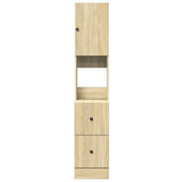 Produktbild för Köksskåp sonoma-ek 35x50x180 cm konstruerat trä