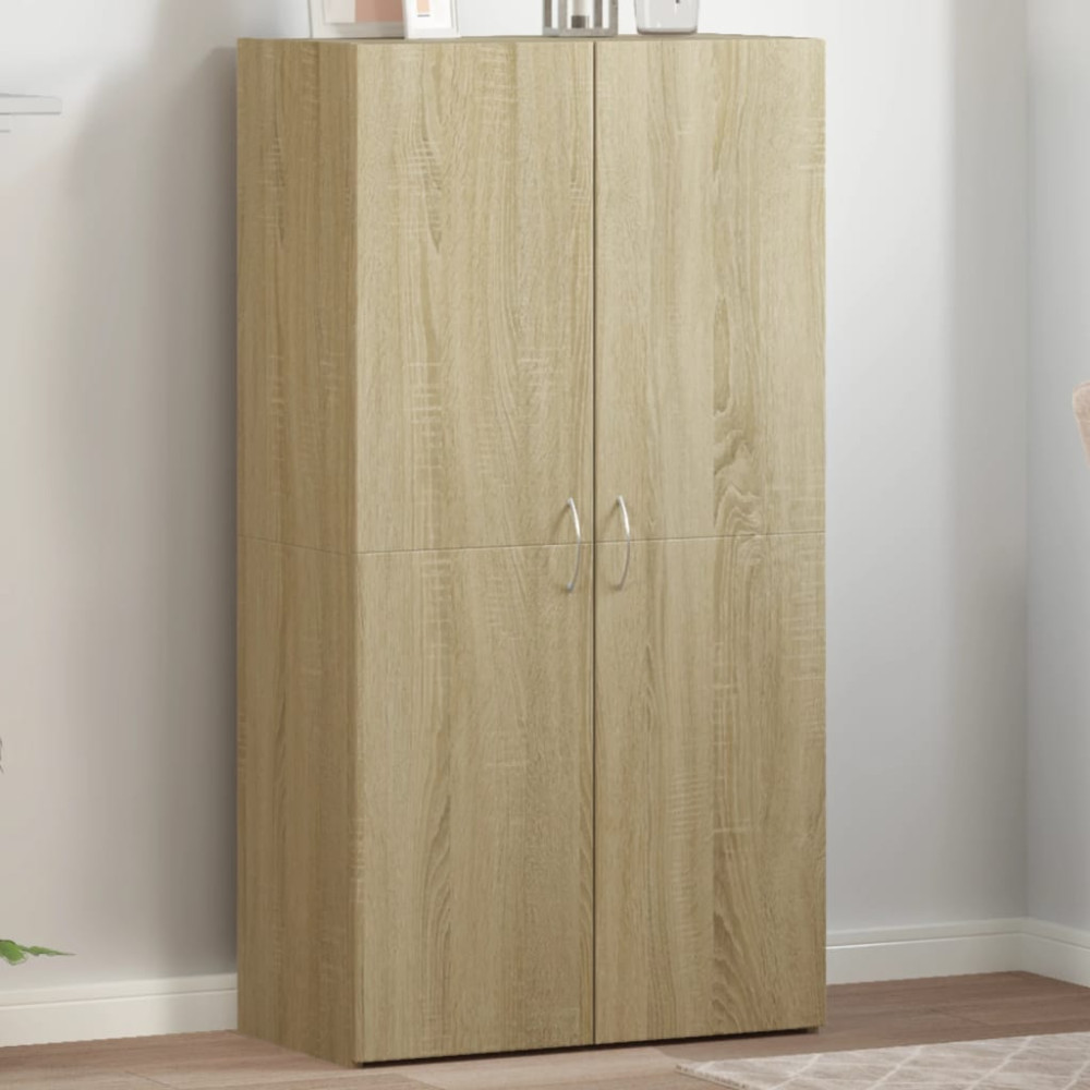 Produktbild för Dokumentskåp sonoma-ek 60x32x115 cm konstruerat trä