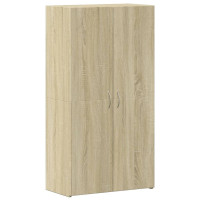 Produktbild för Dokumentskåp sonoma-ek 60x32x115 cm konstruerat trä