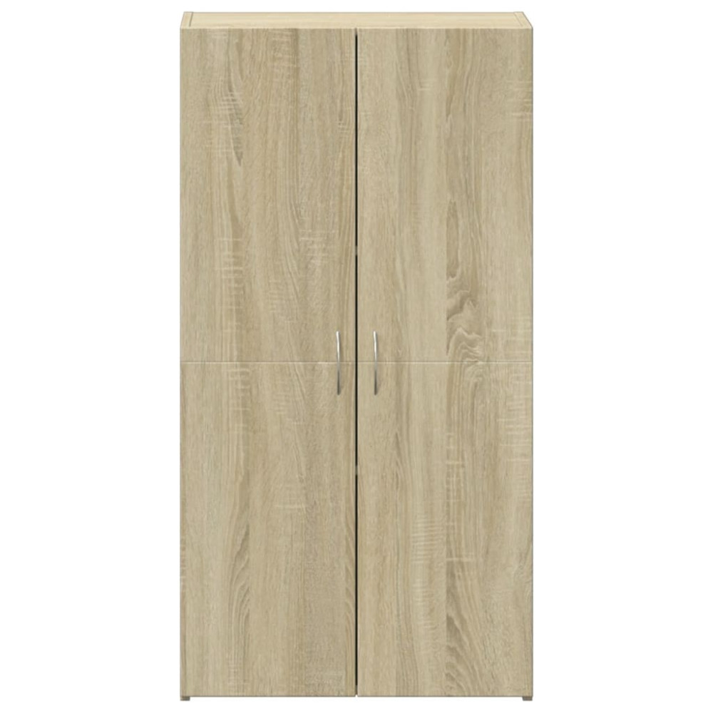 Produktbild för Dokumentskåp sonoma-ek 60x32x115 cm konstruerat trä