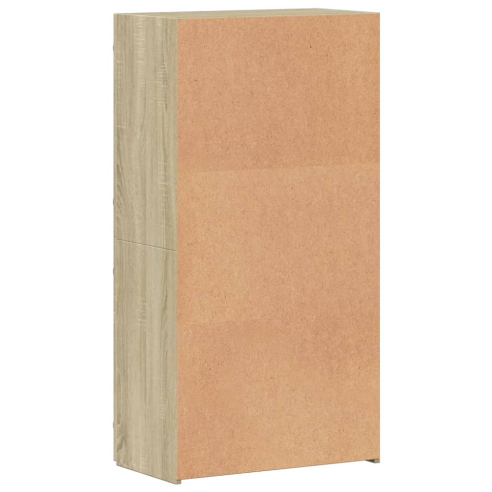 Produktbild för Dokumentskåp sonoma-ek 60x32x115 cm konstruerat trä