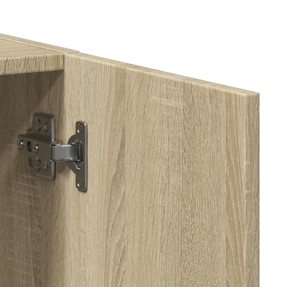 Produktbild för Dokumentskåp sonoma-ek 60x32x115 cm konstruerat trä