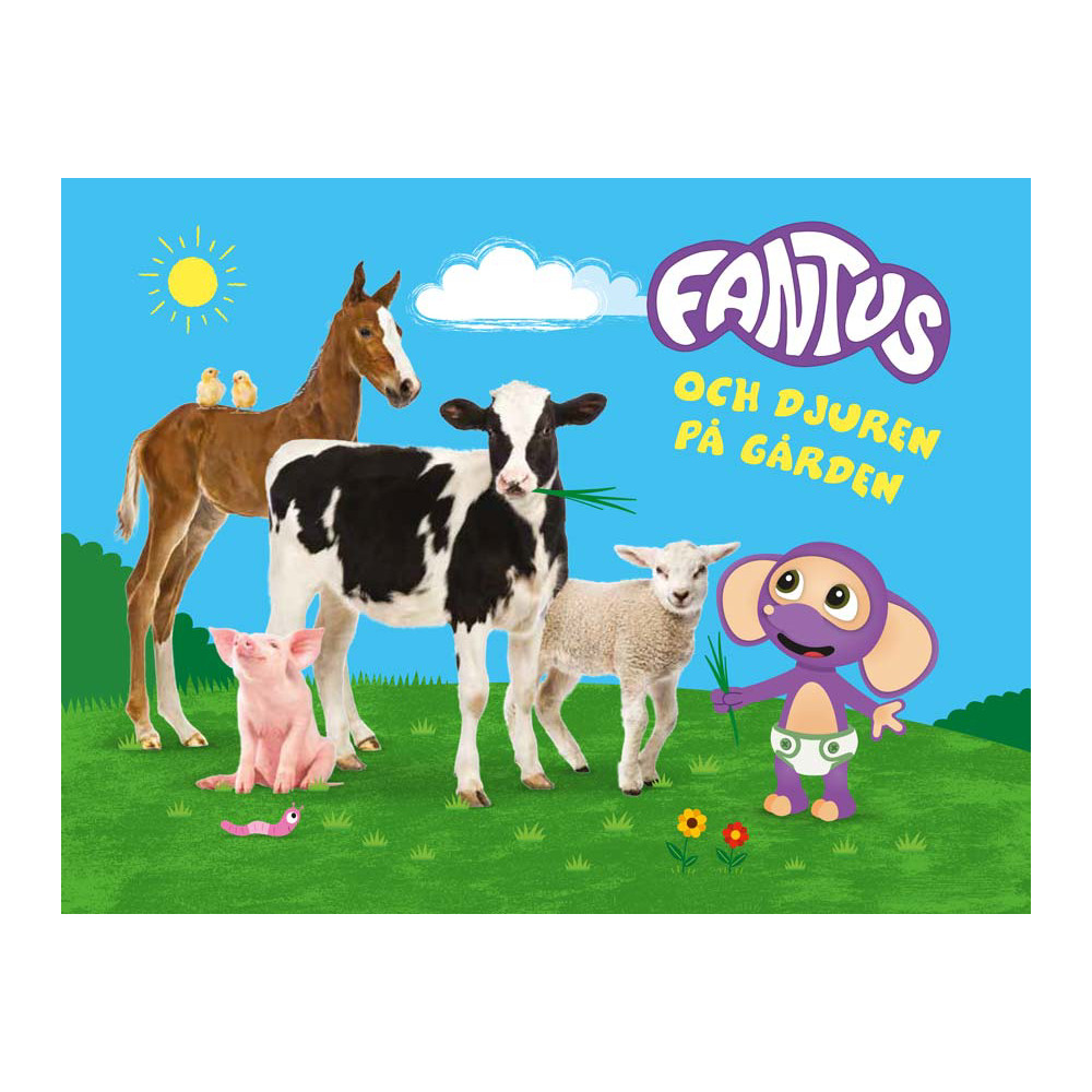 Produktbild för Fantus och djuren på gården (inbunden)