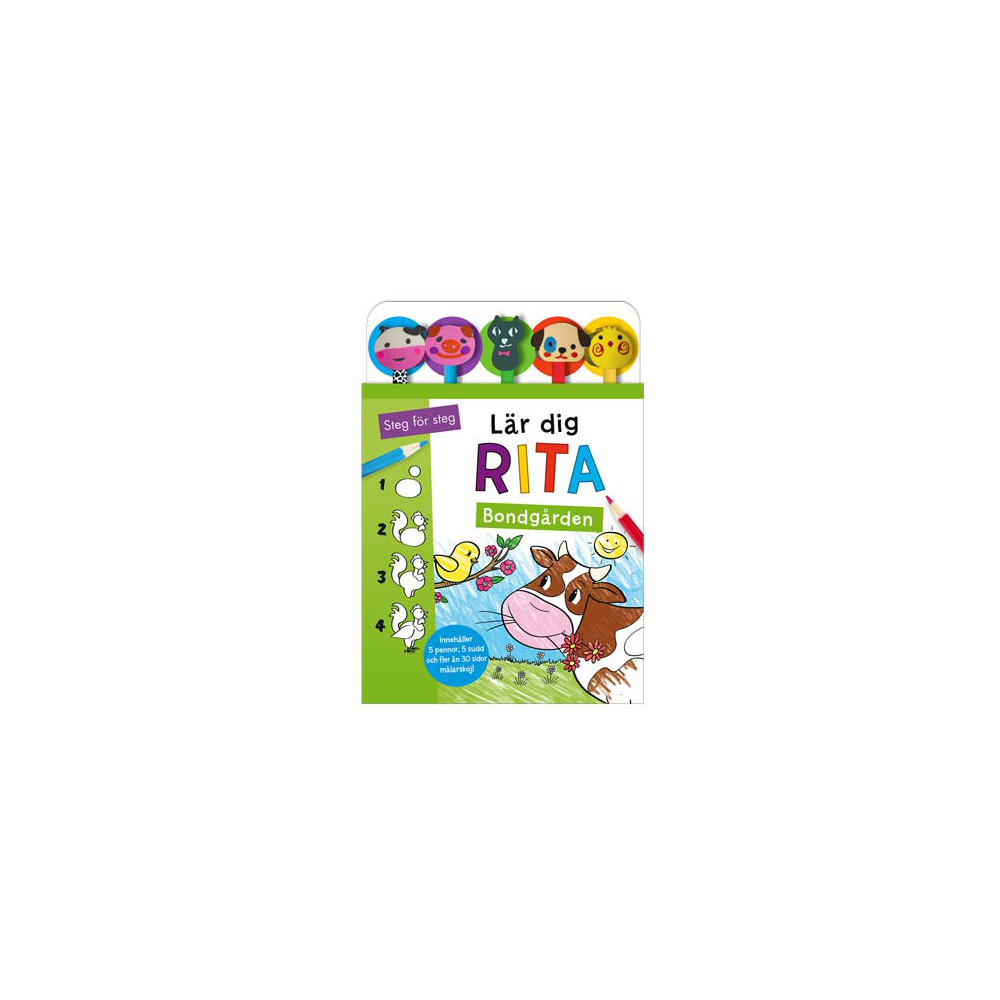 Produktbild för Lär dig rita. Bondgården (bok)