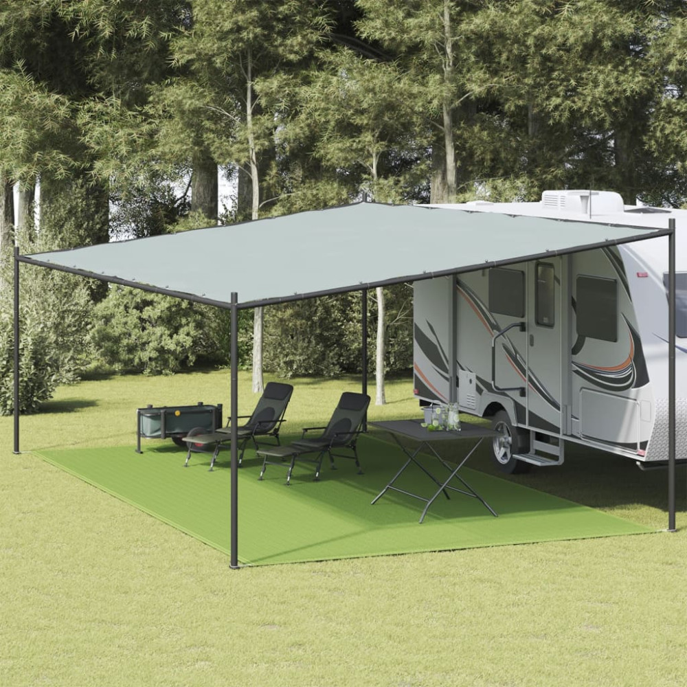 Produktbild för Tältmatta ljusgrön 400x800 cm HDPE