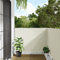 Produktbild för Insynsskydd för trädgården vit 600x120 cm PVC