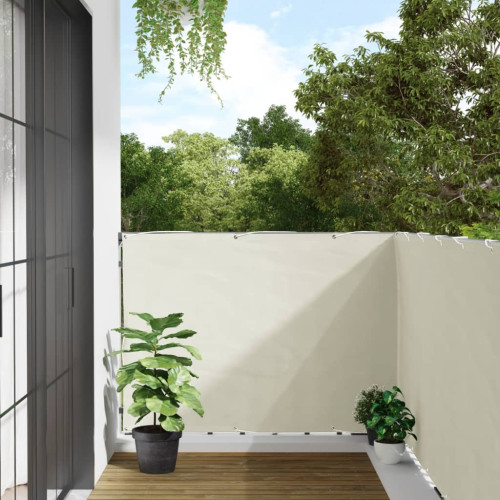 vidaXL Insynsskydd för trädgården vit 300x120 cm PVC