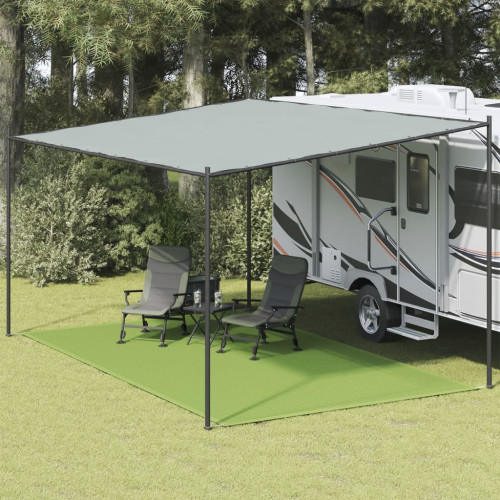 vidaXL Tältmatta ljusgrön 300x600 cm HDPE