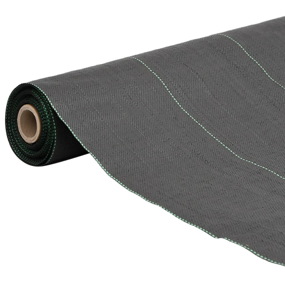 Produktbild för Ogräsmatta svart 1x100 m PP