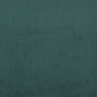 Produktbild för Bäddsoffa 2-sits med fotpall mörkgrön sammet