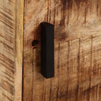 Produktbild för Väggmonterat sängbord 40x30x25 cm massivt mangoträ