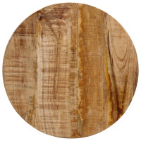 Produktbild för Soffbord 35x35x45 cm massivt mangoträ och järn