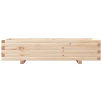 Produktbild för Odlingslåda 110x40x26,5 cm massivt furuträ