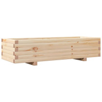 Produktbild för Odlingslåda 110x40x26,5 cm massivt furuträ