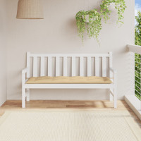 Produktbild för Bänkdyna melerad beige 150x50x7 cm tyg