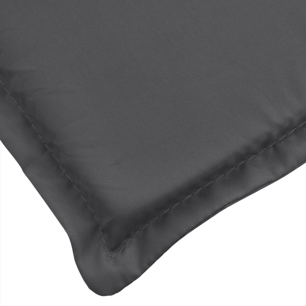 Produktbild för Bänkdynor 2 st melerad antracit 180x50x7 cm tyg
