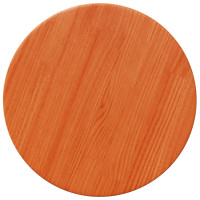 Produktbild för Bordsskiva rund vaxad brun Ø30x2,5 cm massiv furu