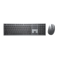 Produktbild för Dell Premier Wireless Keyboard and Mouse KM7321W - sats med tangentbord och mus - QWERTY - USA, internationellt - Titan gray Inmatningsenhet