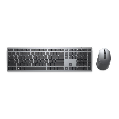 DELL Dell Premier Wireless Keyboard and Mouse KM7321W - sats med tangentbord och mus - QWERTY - USA, internationellt - Titan gray Inmatningsenhet