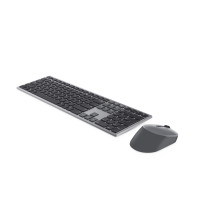 Produktbild för Dell Premier Wireless Keyboard and Mouse KM7321W - sats med tangentbord och mus - QWERTY - USA, internationellt - Titan gray Inmatningsenhet