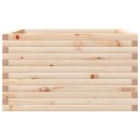 Produktbild för Odlingslåda 80x80x45,5 cm massivt furuträ