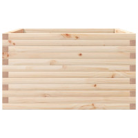 Produktbild för Odlingslåda 80x80x45,5 cm massivt furuträ