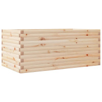 Produktbild för Odlingslåda 110x60x45,5 cm massivt furuträ