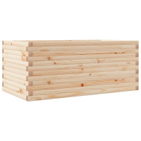 Produktbild för Odlingslåda 110x60x45,5 cm massivt furuträ