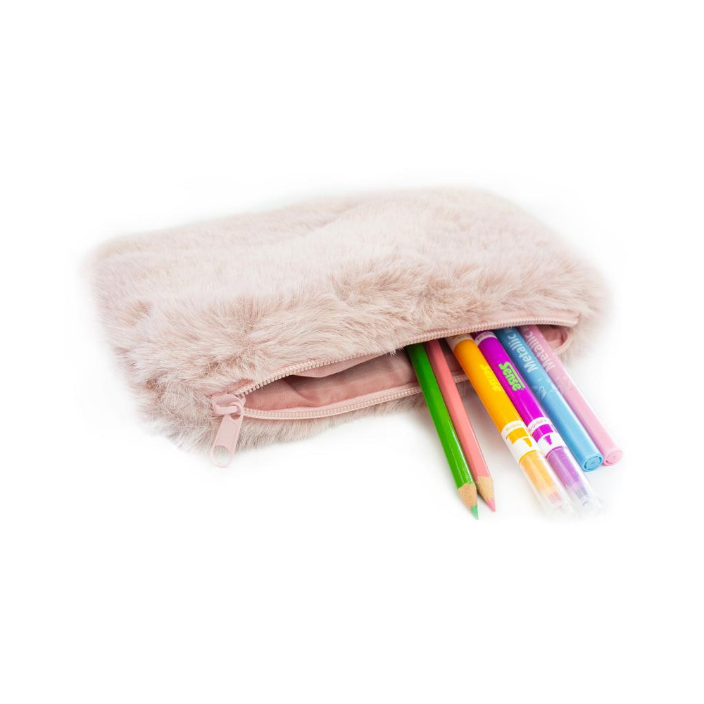 Produktbild för Pennfodral Fluff rosa