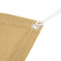 Produktbild för Tältmatta sandfärgat 250x450 cm HDPE