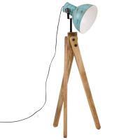 Produktbild för Golvlampa 25 W nött blå 45x45x120 cm E27